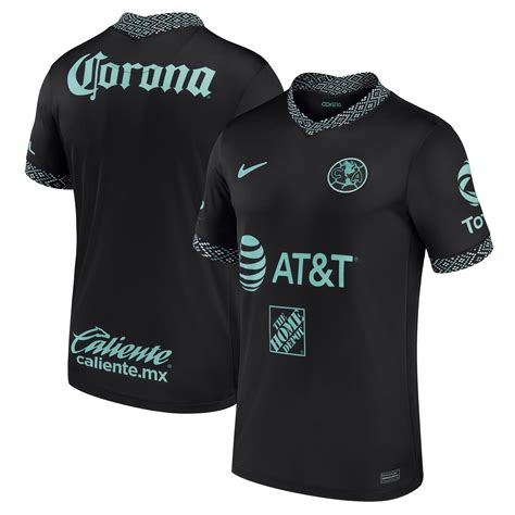 club america nike 2021/22 third replica jersey - black|club america jersey fanatics.